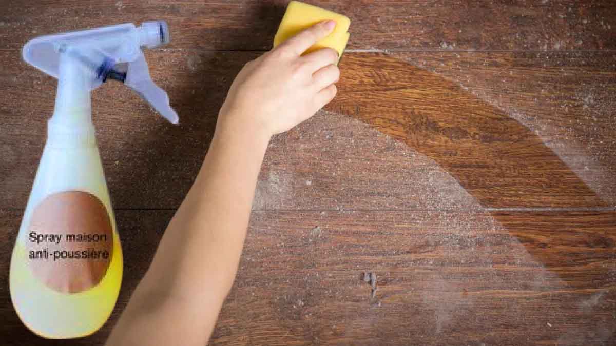 Le spray anti-poussière maison qui nettoie la poussière et l