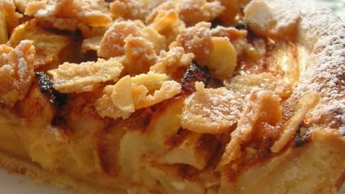 Tarte Crémeuse Aux Pommes Et Aux Amandes Caramélisées Un Dessert Irrésistible