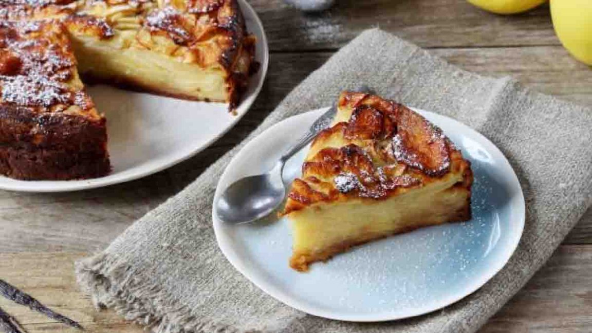 Gâteau Invisible Aux Pommes Parfumé à La Vanille Recette Express Légère Et Très Délicieuse 