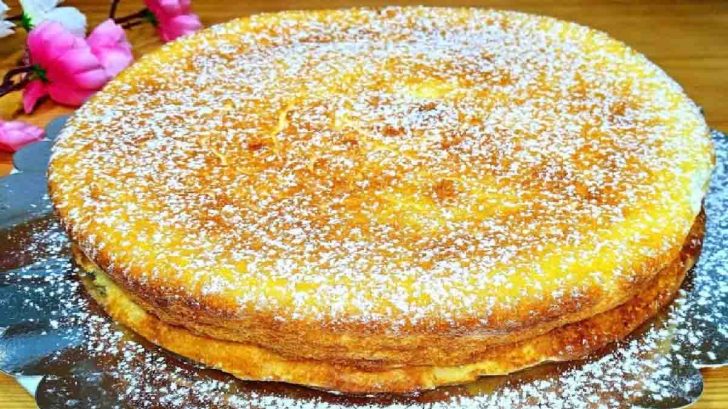 Gâteau Au Yaourt Et à La Vanille Sans Farine Fondant Léger Et Très Délicieux 